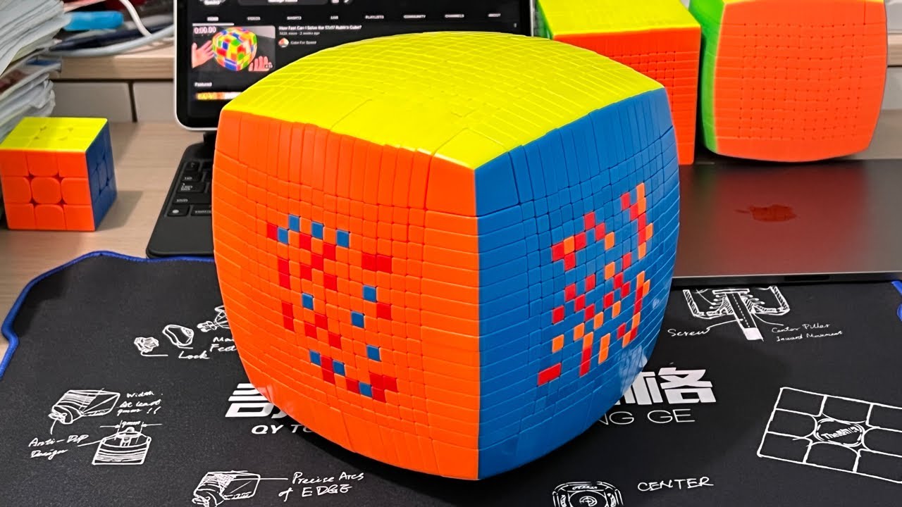 17x17 Rubik’s Cube Solving (Part 2) - YouTube