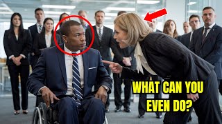 Racist Woman Mocks Black Man in Wheelchair…Her Career Ends in Seconds!