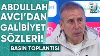 Kayserispor 1-2 Trabzonspor Abdullah Avcı Maç Sonu Basın Toplantısı / A Spor / 20.04.2024