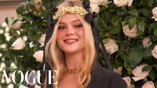 Elle Fanning Tells the Story of Meeting Karl Lagerfeld | Met Gala 2023 | Vogue