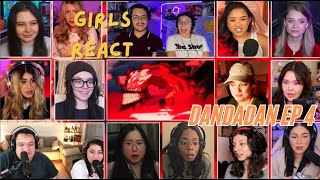 [GIRLS Reactors] DanDaDan Episode 4  Reaction Mashup - ダンダダン 4話 リアクション | Dan da dan Episode 4