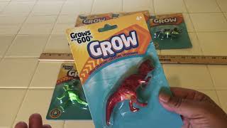 Dinosaur Grow Creatures from the Dollar Tree / Watch them Grow / Dollar Tree Gift Idea!