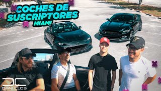 TESTING THE CARS OF MY SUBSCRIBERS IN MIAMI - MAZDA MX5 \u0026 MUSTANG |  Dani Clos