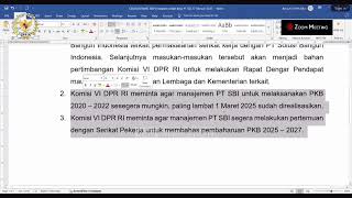 LIVE STREAMING -  KOMISI VI DPR RI RAPAT KERJA DENGAN MENTERI BUMN RI