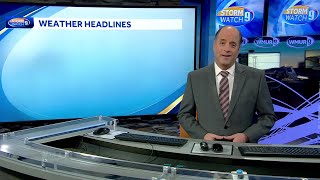 Video: Chilly Saturday night before snow shower chance