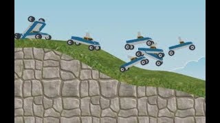 AI plays hill climb racing