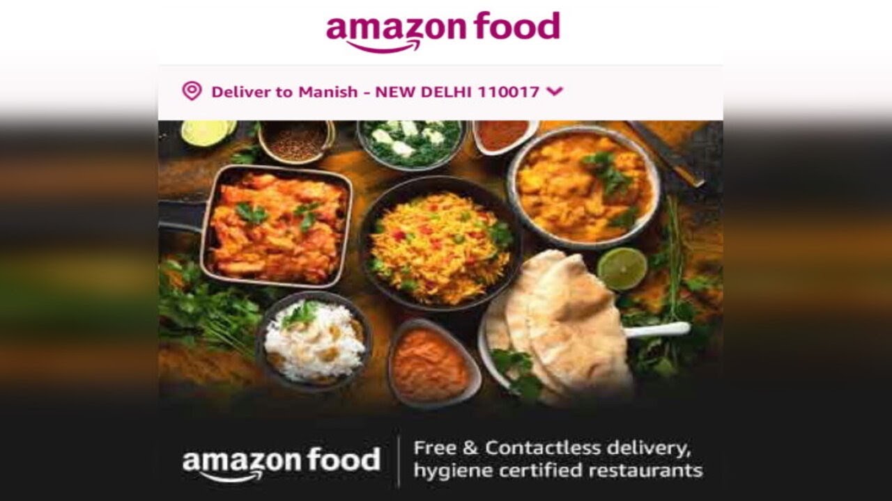 Amazon Food Delivery Service Launched India - YouTube