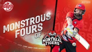 Monstrous Fours | Montreal Tigers vs Winnipeg Hawks | Match 2 Highlights | GT20 Canada 2019