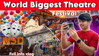 World biggest theatre festival, Mandi house । ￼ Bharat Rang Mahotsav 2025 । #festival #vlog