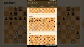 【アプリ】　Ｃｈｅｓｓ　ｔａｃｔｉｃｓ　ｐｒｏ　やってみた