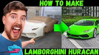 🔥🛠️ DIY Lamborghini Huracan Replica Car Kit Car From Car Buck How To Make Fiberg