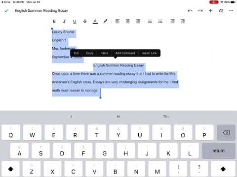 How to Change Margins and Double Spaces in Google Docs