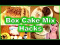 How to use a BOX CAKE MIX // BOX CAKE MIX RECIPES 🍰🍩🍞