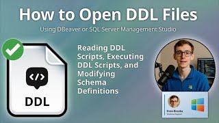 DDL Files: How to Open SQL Data Definition Language Files