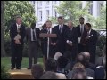 pres. clinton announcing community development banking and finance initiative 1993