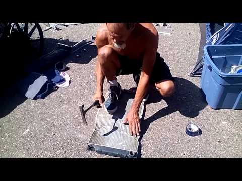 The easiest way to clean an aluminum radiator The easiest way to clean an aluminum radiator