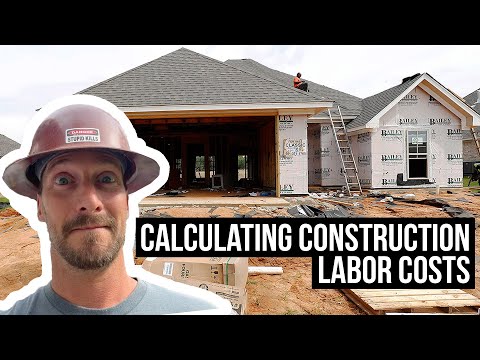 How do you calculate labor cost for construction?