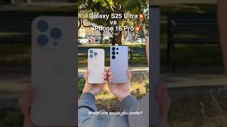 Galaxy S25 vs iPhone 16 Pro Camera Comparison #samsung #iphone #shorts #relatable #trending