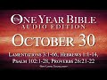 october 30 one year bible audio edition