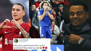 Reactions to Wout Faes 2 OWN GOAL in 7 minutes vs Liverpool | Liverpool 2-1 Leicester