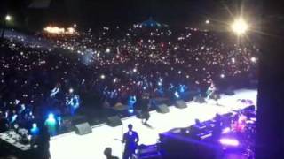 Bonnaroo 2011 Eminem - Lighters (feat. Bruno Mars) Sky full of Lighters!!