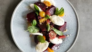 Roasted beet and agave caprese salad recipe