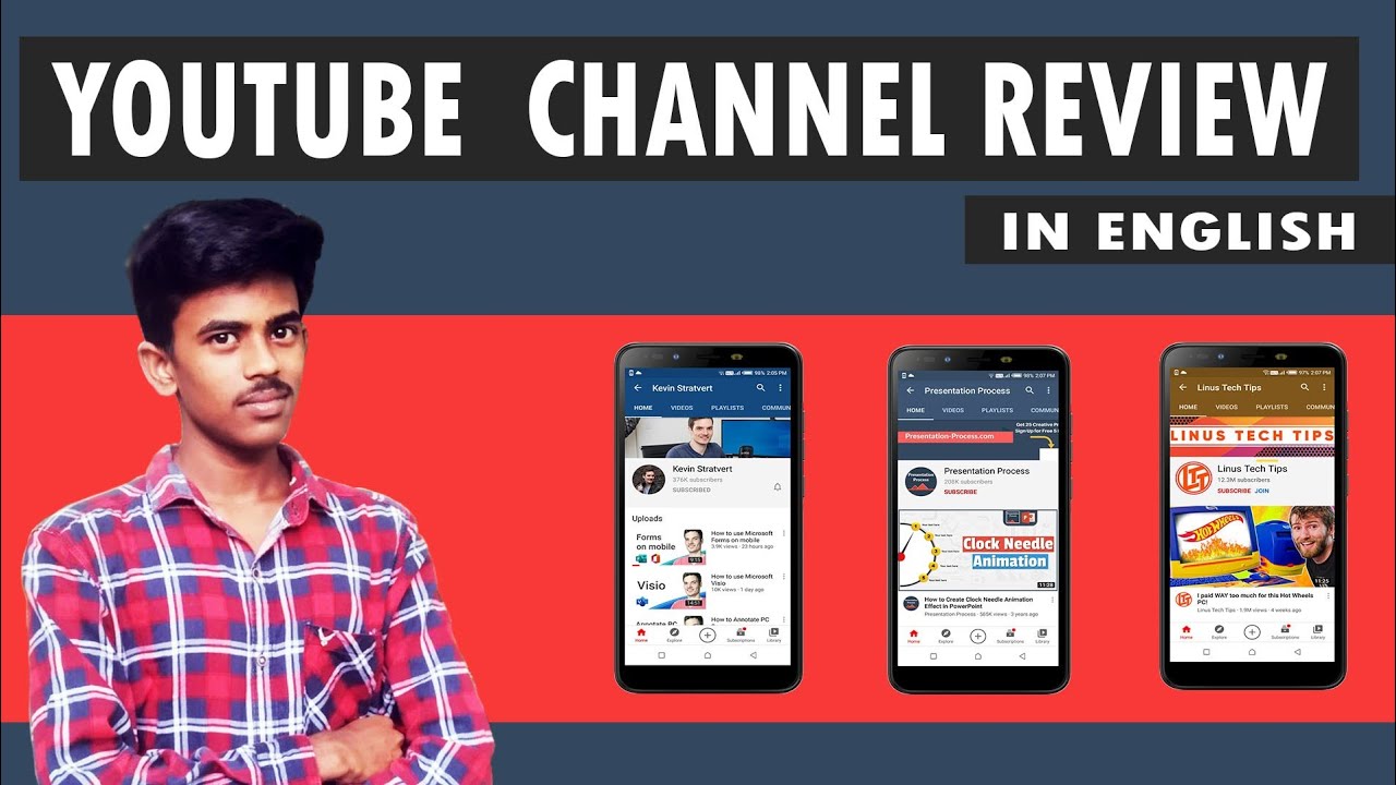 Youtube Channel Review In English Kevin Stratvert Linus Tech Tips