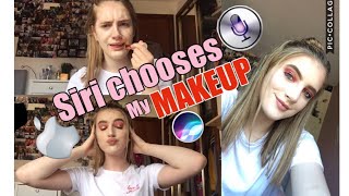 Siri  chooses my makeup!❤️❤️