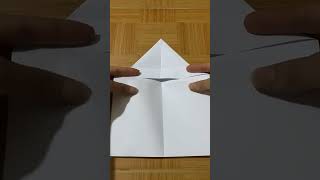 Instructions for folding paper airplanes ✈️ wow flying to the garden like tiktok video👍 #shorts