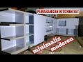 CARA MEMASANG KITCHEN SET DITEMBOK, MUDAH KOKOH DAN AMAN.@DOA BUNDA MEBEL CHANNEL