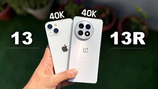 iPhone 13 vs OnePlus 13R Speed \u0026 Camera Test🔥 | SURPRISING RESULTS! (HINDI)