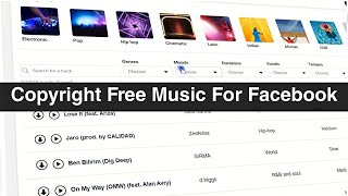 Download Copyright Free Music and Sounds For Facebook Videos