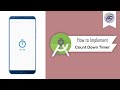 How to Implement Count Down Timer  in Android Studio | CountDownTimer | Android Coding