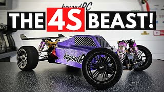 The 4S Beast! WLTOYS 124019 Brushless! First Look \u0026 2S Test!