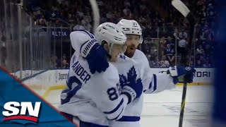 Maple Leafs' William Nylander Roofs Puck Past Rangers' Halak For 40th Goal Of Season
