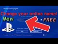 PS4 HOW TO CHANGE YOUR GAMERTAG/ONLINE ID NAME NEW!