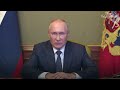 putin if attacks against russia continue the response will be harsh