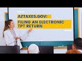 AZTaxes.gov: Filing an Electronic Transaction Privilege Tax Return with Multiple Line Items