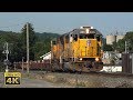 Union Pacific SD60 Leads a Train! [4K]