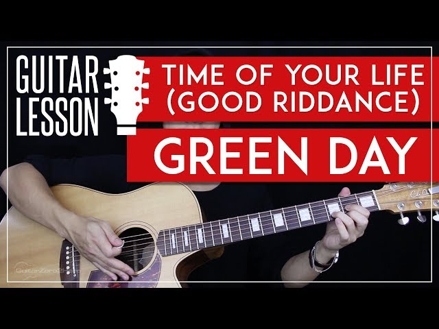 Guitar Chords Green Day Time Of Your Life Green Day Good Riddance