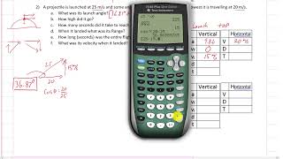 Physics 11 - Ch3b - projectile Review Question 2