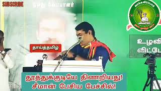 சீமானின் பேச்சை நிறுத்தி சபதம் எடுத்த தூத்துக்குடி மக்கள்