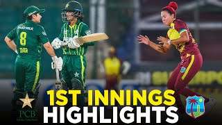 1st Innings Highlights | Pakistan Women vs West Indies Women | 2nd T20I 2024 | PCB | M2F2A