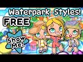 (LIVE) FREE WATERPARK STYLES Challenge! Play Avatar World with me! (Everyone's Toy Club Lisa)