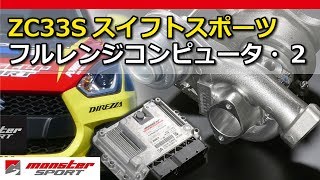 新型スイフトスポーツ ZC33S フルレンジスポーツコンピューター+ターボキット[MONSTER SPORT SWIFT SPORT ZC33S SPORT ECU]