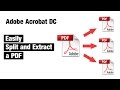 How to Split and Extract PDF Pages with Acrobat Pro DC