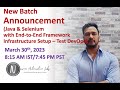 Selenium & Java Training Boot Camp – Regular Batch (30th March 2023 – 8:15 AM IST/ 7:45 PM PST)