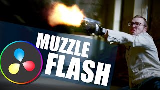 Create MUZZLE FLASHES for FREE | DaVinci Resolve Fusion Tutorial