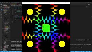Audio visuals made in Processing