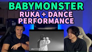 BABYMONSTER (#7) - RUKA (Live Performance) + BABYMONSTER - Dance Performance | Reaction!